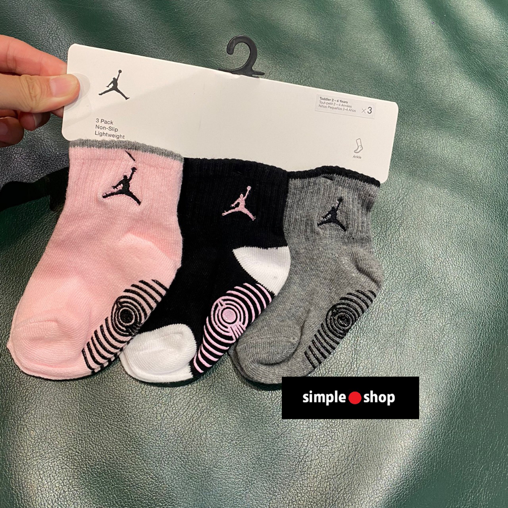 【Simple Shop】NIKE JORDAN 運動短襪 喬丹 小童 中童 童襪 防滑襪 襪子 嬰兒襪 止滑 學步襪