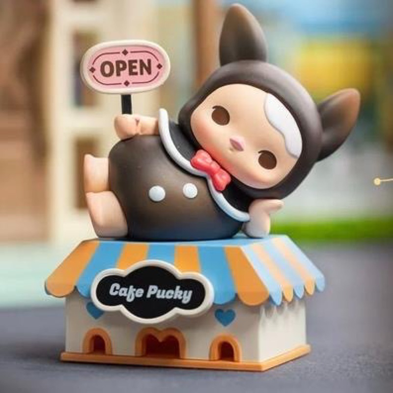 公仔 盒玩 正版 泡泡瑪特 POP MART Pucky 畢奇精靈 兔兔 咖啡館系列 盲盒 玩具 咖啡店 畢奇