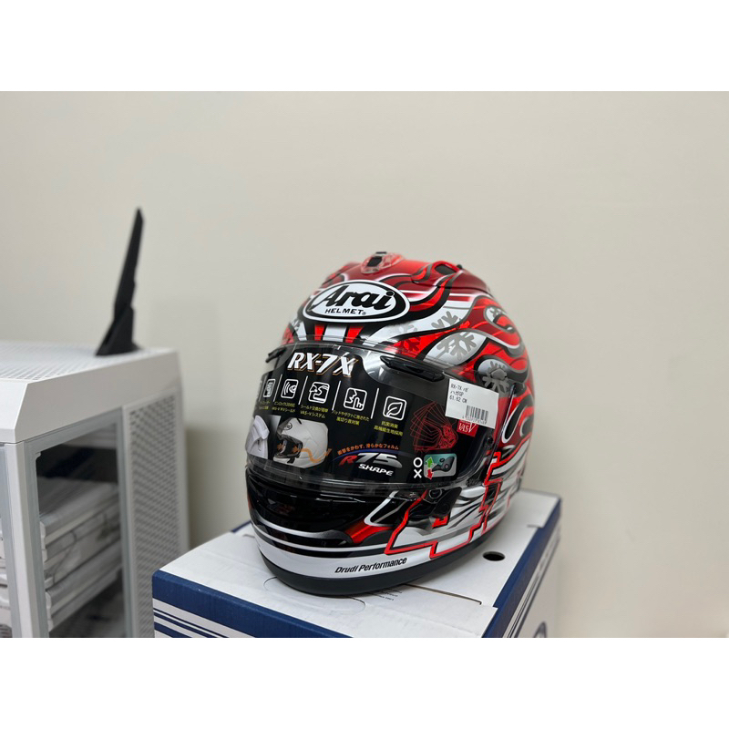 🇯🇵魚頭家🇯🇵Arai Rx7x Haga 41火焰 全新現貨