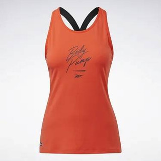 Reebok LES MILLS X ACTIVCHILL 女 運動背心 橘紅 GV2002