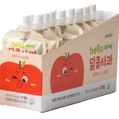 【佳穎+1團購小舖⭐️】現貨出清 韓國直送 Aolda hello 蘋果汁100ml