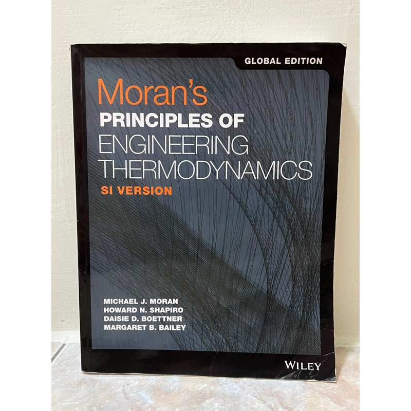 二手書｜熱力學 Moran’s Principles of Engineering Thermodynamics