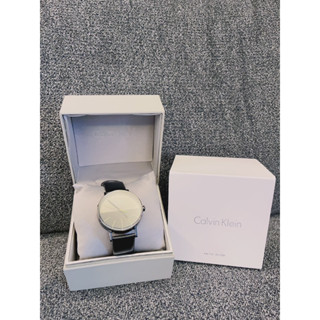 Calvin Klein CK K7Y214CL Boost 鐵灰+綠 髮絲紋錶盤 黑皮帶男錶【錶飾精品】