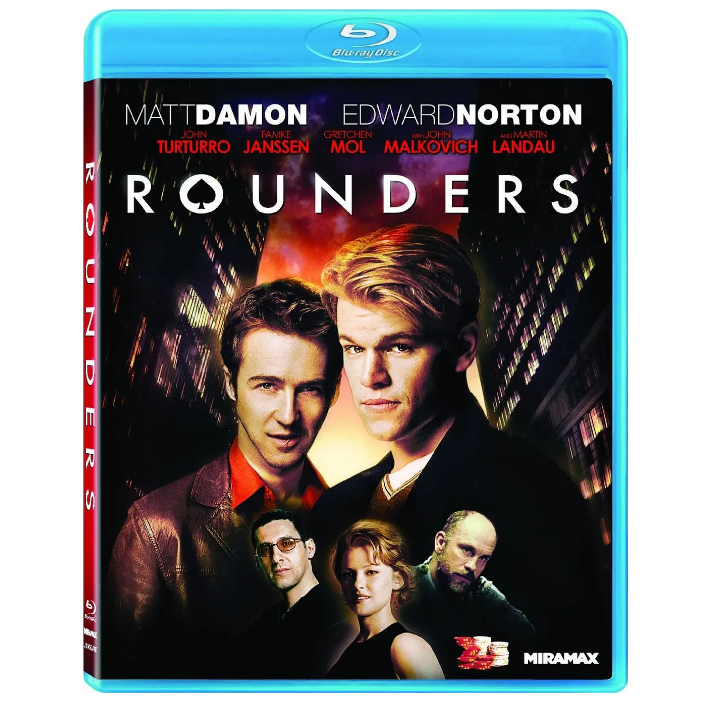 BD藍光電影精選《賭王之王/天才遊戲 Rounders》1998年歐美劇情犯罪電影 高清藍光畫質藍光光碟盒裝