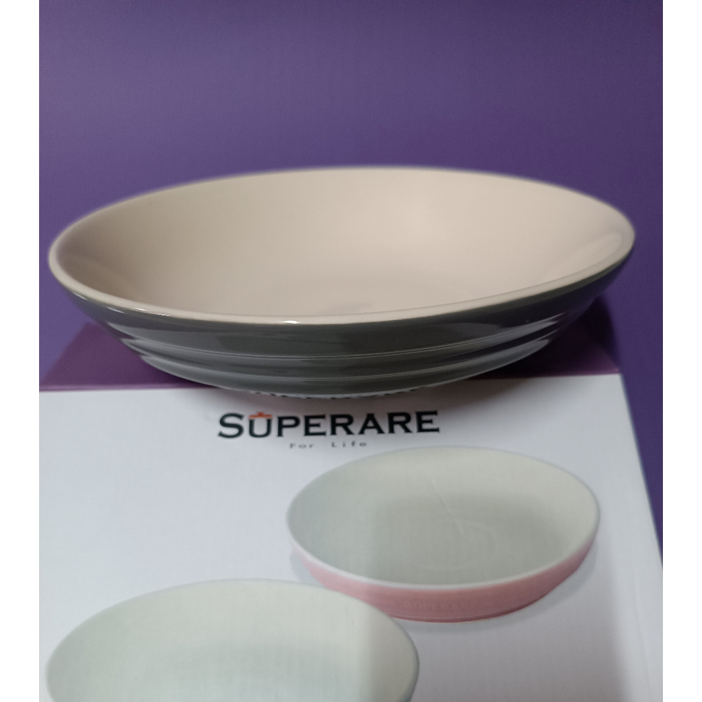 義大利Superare 復刻版鑄瓷深盤10吋 烤盤 【灰色】 SMP-010