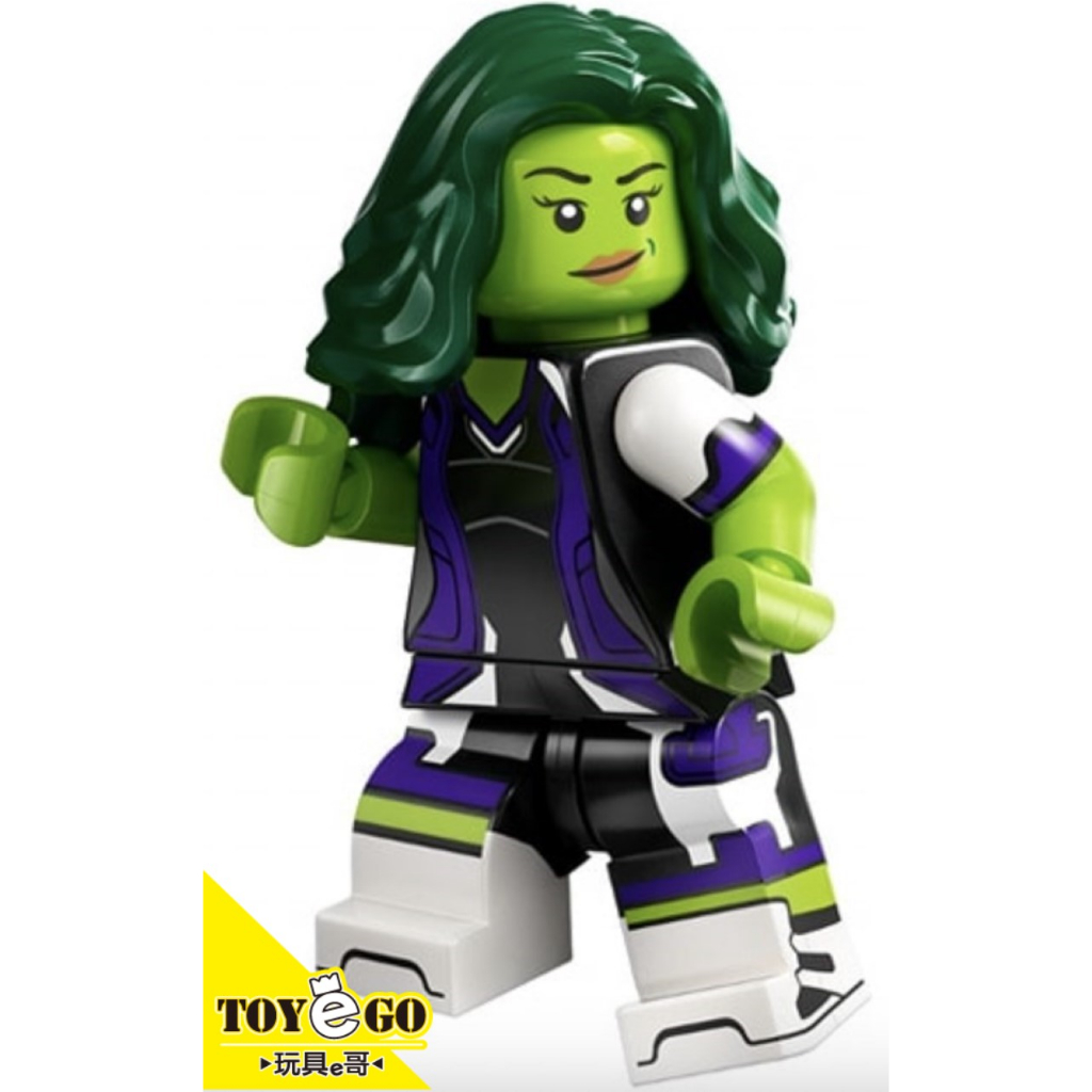 樂高LEGO Minifigures Marvel 漫威第2彈 人偶包 5號女浩克 拆盒檢查全新售 玩具e哥 71039