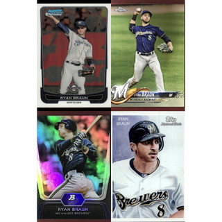 Ryan Braun 釀酒人隊 MLB球員卡 Topps Bowman