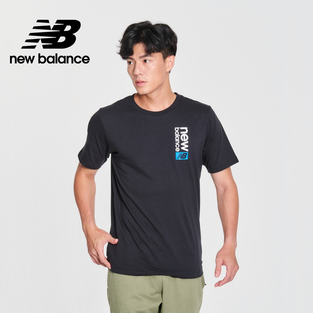 【New Balance】NB短袖上衣_男性_黑色_MT21902BK