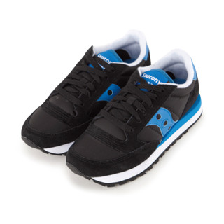 saucony 索康尼 慢跑鞋 黑藍 女 經典時尚 撞色平底 輕量透氣 休閒鞋 運動鞋 S1044-322