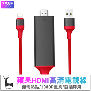 iPhone轉hdmi 隨插即用 手機螢幕投影 螢幕分享器【蝦皮團購】