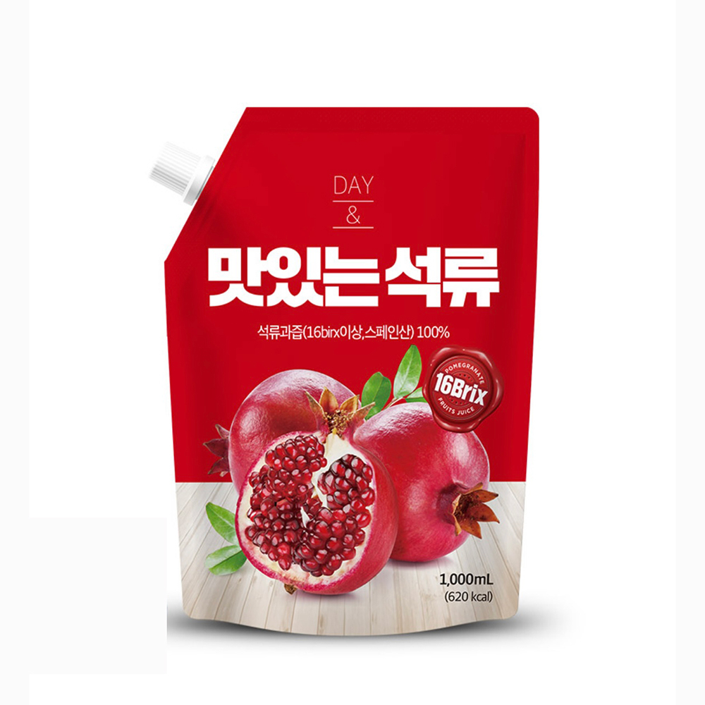 韓國 Day &amp; 100% 美味紅石榴汁 1000ml 韓國女生的㊙️
