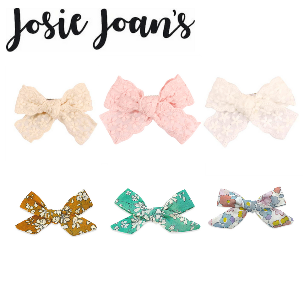 【Josie Joan's】蝴蝶結髮夾 多款可選【La nube親子選物】
