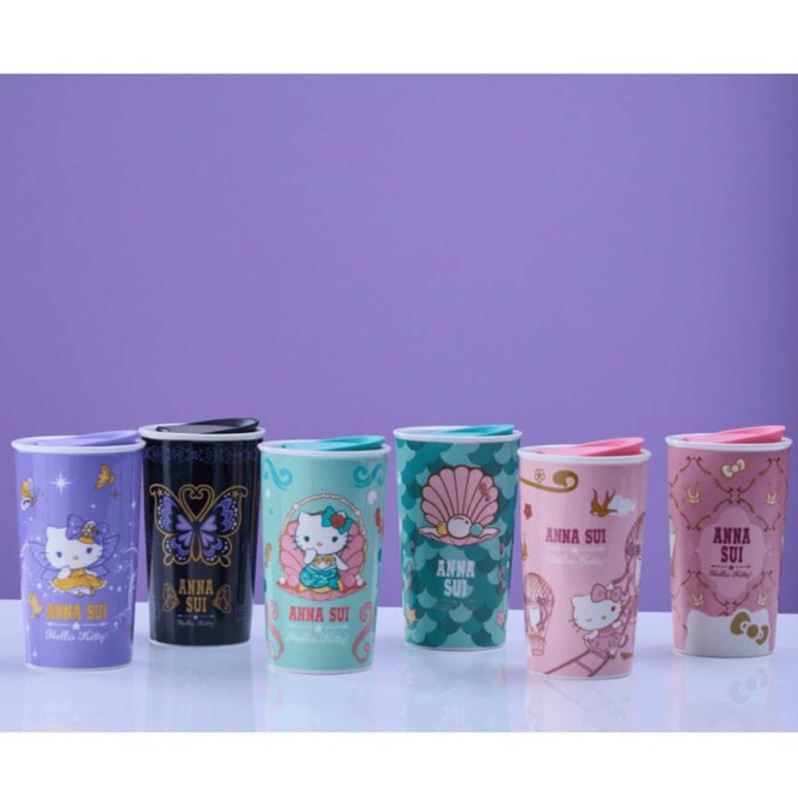7-11 ANNA SUI Hello Kitty-雙層陶瓷杯 馬克杯 杯子 (共六款)