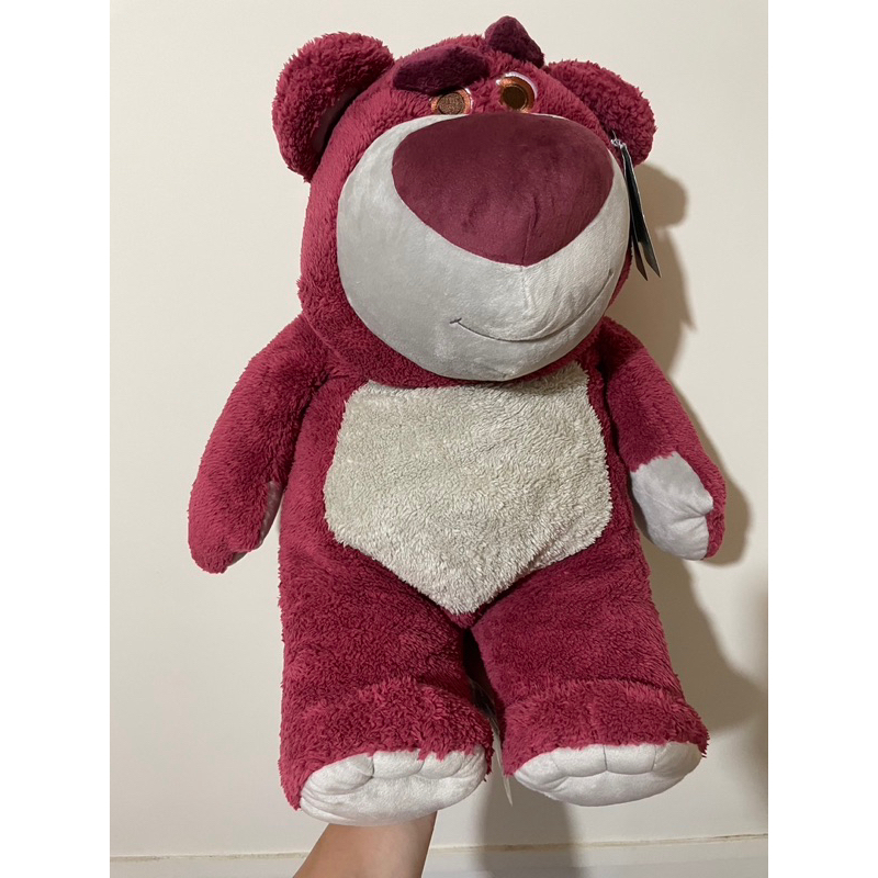 香港迪士尼 玩具總動員 正版  草莓 熊抱哥 玩偶 大號