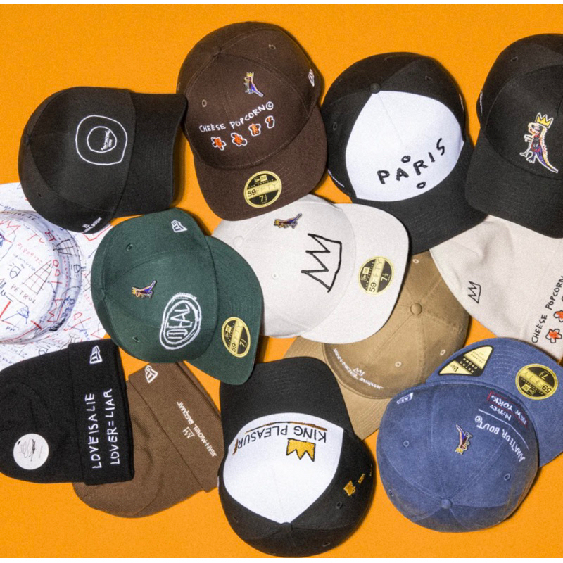 LP #59FIFTY #JEANMICHEL #BASQUIAT #巴斯奎特  #newera 聯名款 #全封帽