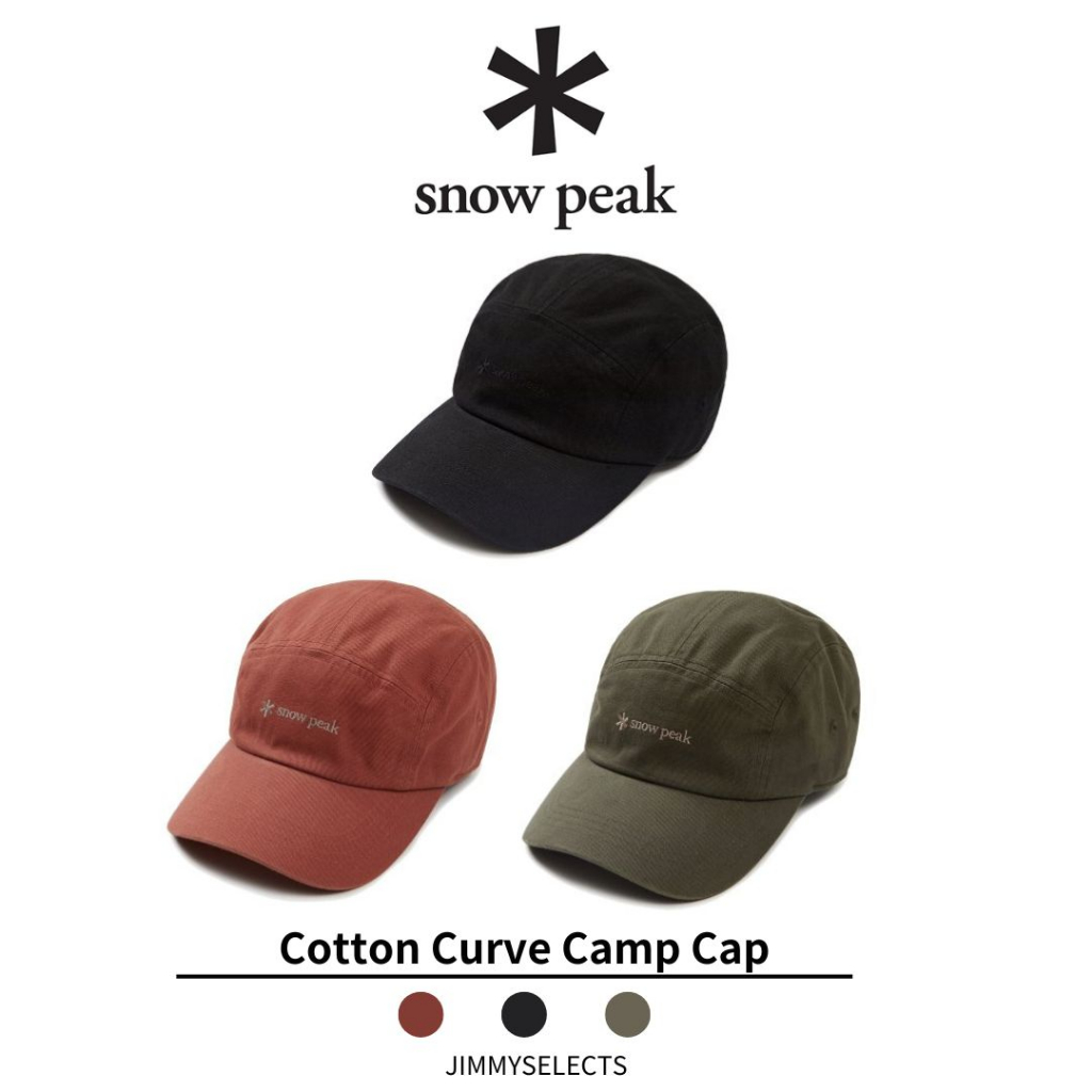 【吉米.tw】韓國代購 Snow Peak 雪諾必克 Curve Camp Cap logo 帽子 鴨舌帽 SEP