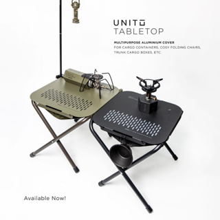 UNITO台灣代理 TABLETOP 行動料理台 椅凳桌板 CARGO 加寬小椅凳 Muji 無印良品耐壓收納箱 30L