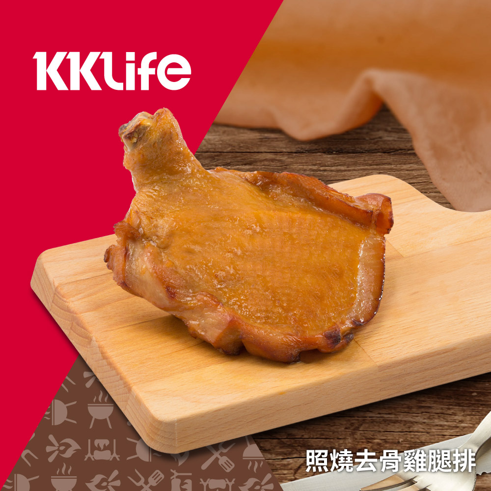 【KKLife】照燒去骨雞腿排 (190±10g/片，1片/包，2包/袋)