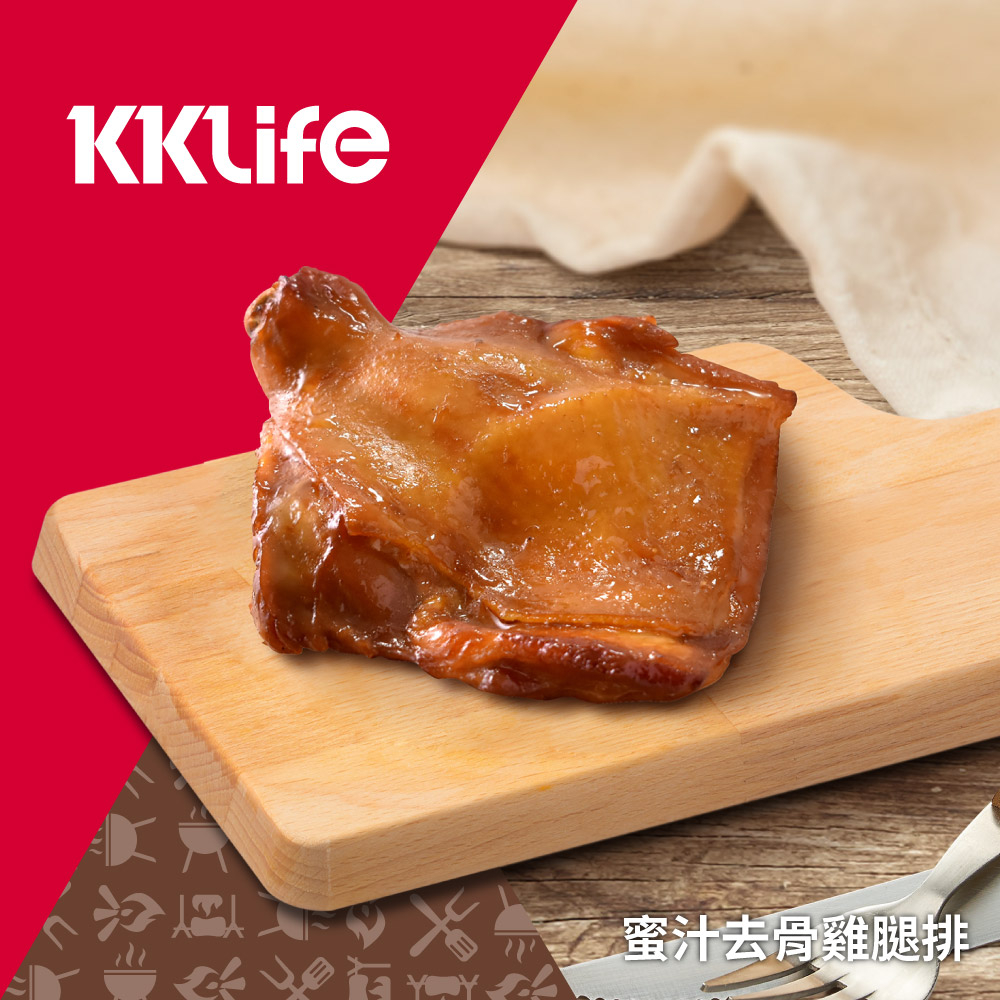 【KKLife】蜜汁去骨雞腿排 (190±10g/片，1片/包，2包/袋)
