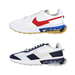 胖達）NIKE AIR MAX PRE-DAY 氣墊 運動鞋 DQ4068-100 白深藍 101 白紅藍 男鞋