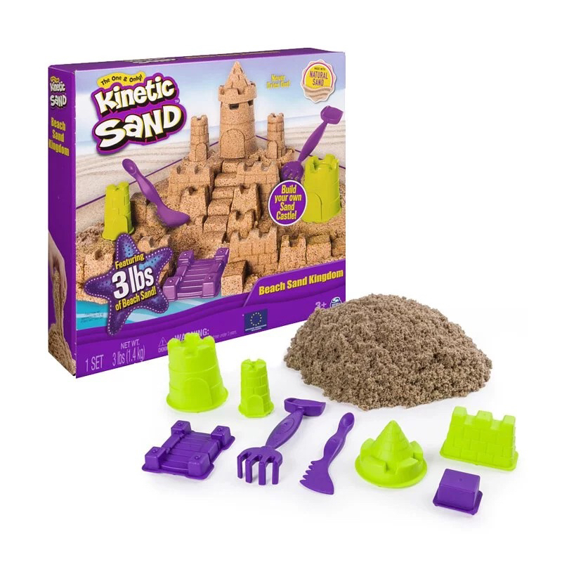 瑞典 Kinetic Sand 動力沙 海灘沙堡遊玩組
