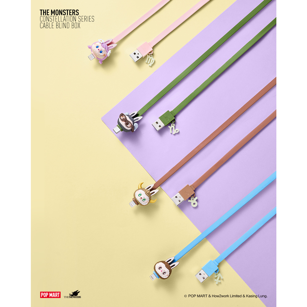 THE MONSTERS 星座系列盲盒數據線(12入盒裝)-Type-C