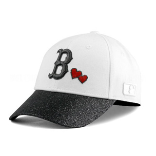 【MLB Old Fashioned Cap】紅襪 B 白 黑 老帽 金蔥 愛心 鴨舌帽【ANGEL NEW ERA 】