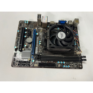 電腦雜貨店～FM2 MSI 微星主機板 FM2-A55M-E33 MS-7721 二手良品 $400