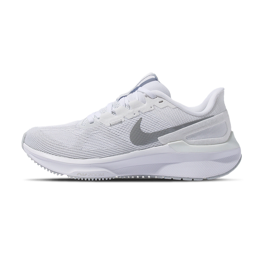 Nike Air Zoom Structure 25 女 白 訓練 網布 緩震 運動 慢跑鞋 DJ7884-101