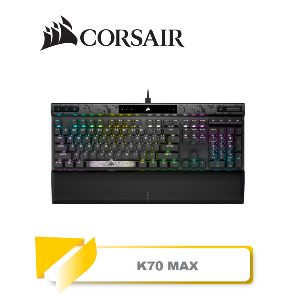 【TN STAR】CORSAIR 海盜船 K70 MAX RGB 機械電競鍵盤 磁軸/RGB/可調整磁軸/PBT