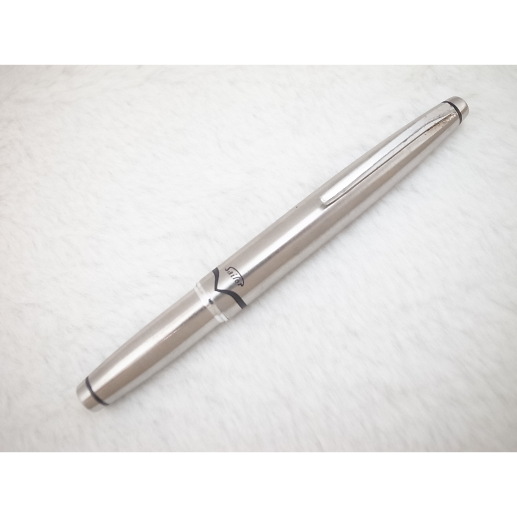 A894 寫樂 日本製 全鋼短鋼筆 14k F尖(7成新有凹)(拼裝14k)