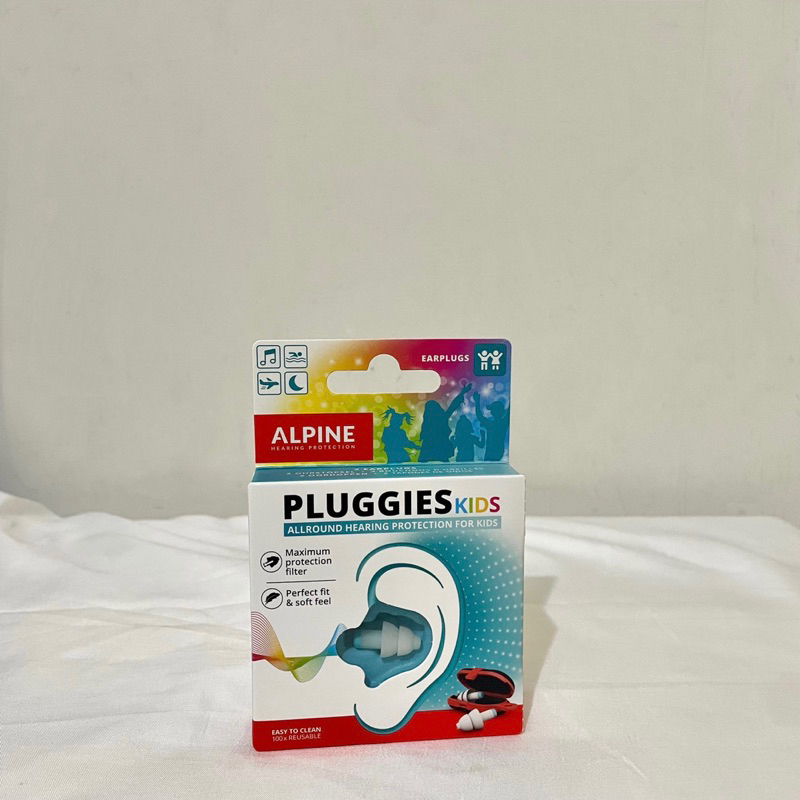 荷蘭 ALPINE PLUGGIES KIDS 頂級睡眠 游泳 降噪 兒童專用耳塞  附原廠膠囊盒