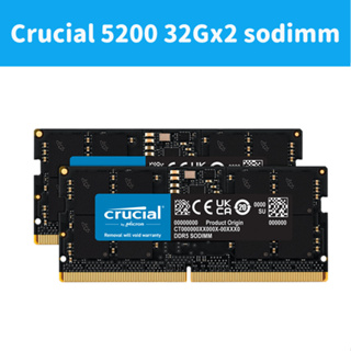 Crucial DDR5 5200 32Gx2 (64G) sodimm Micron 美光 筆記型記憶體