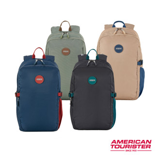 AT美國旅行者AMERICAN TOURISTER 筆電後背包/電腦包16吋Daybreak輕量減壓胸扣雨套_藍/綠/灰