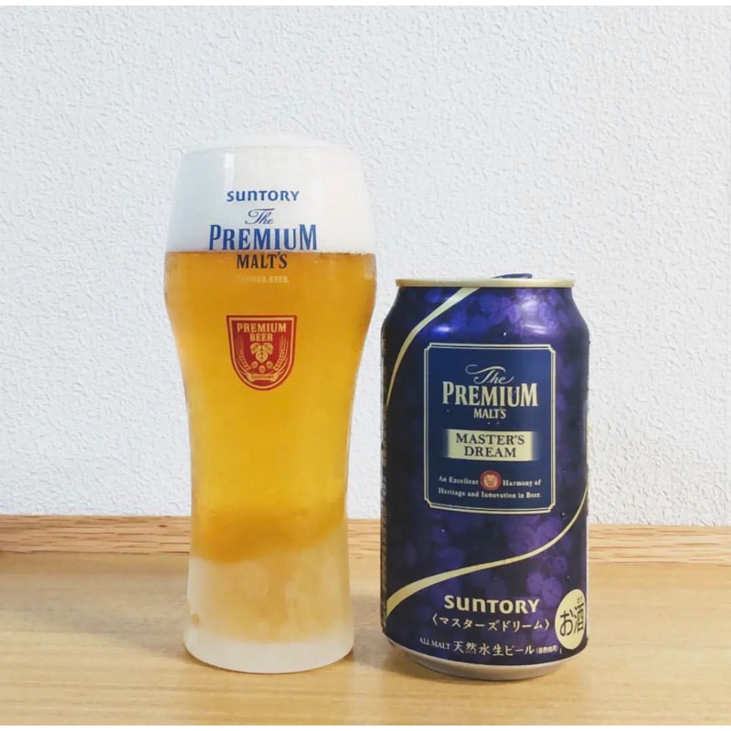 日本製 Suntory 啤酒杯 大盾牌 盒裝 三得利 啤酒 特別款 sapporo yebisu asahi 杯