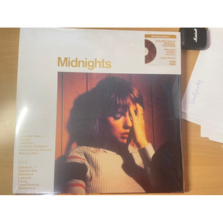 泰勒絲午夜黑膠Taylor Swift - Midnights LP / Vinyl Mahogany Marbled