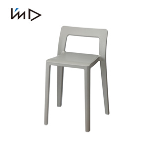 【日本岩谷Iwatani】ENOTS輕量一體可疊式短背椅凳-座高40.5cm-2色可選