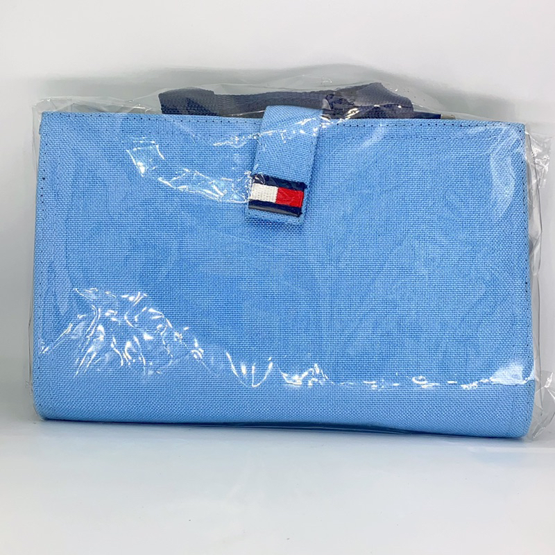 ‼️絕版‼️全新 TOMMY HILFIGER 撥水加工聚酯纖維可折疊托特包 折疊包 收納包 手提包 外出便攜式包包