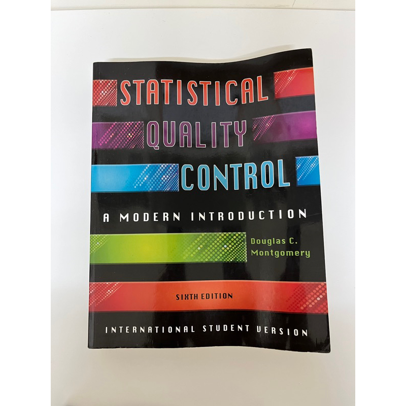 (二手書）statistical quality control