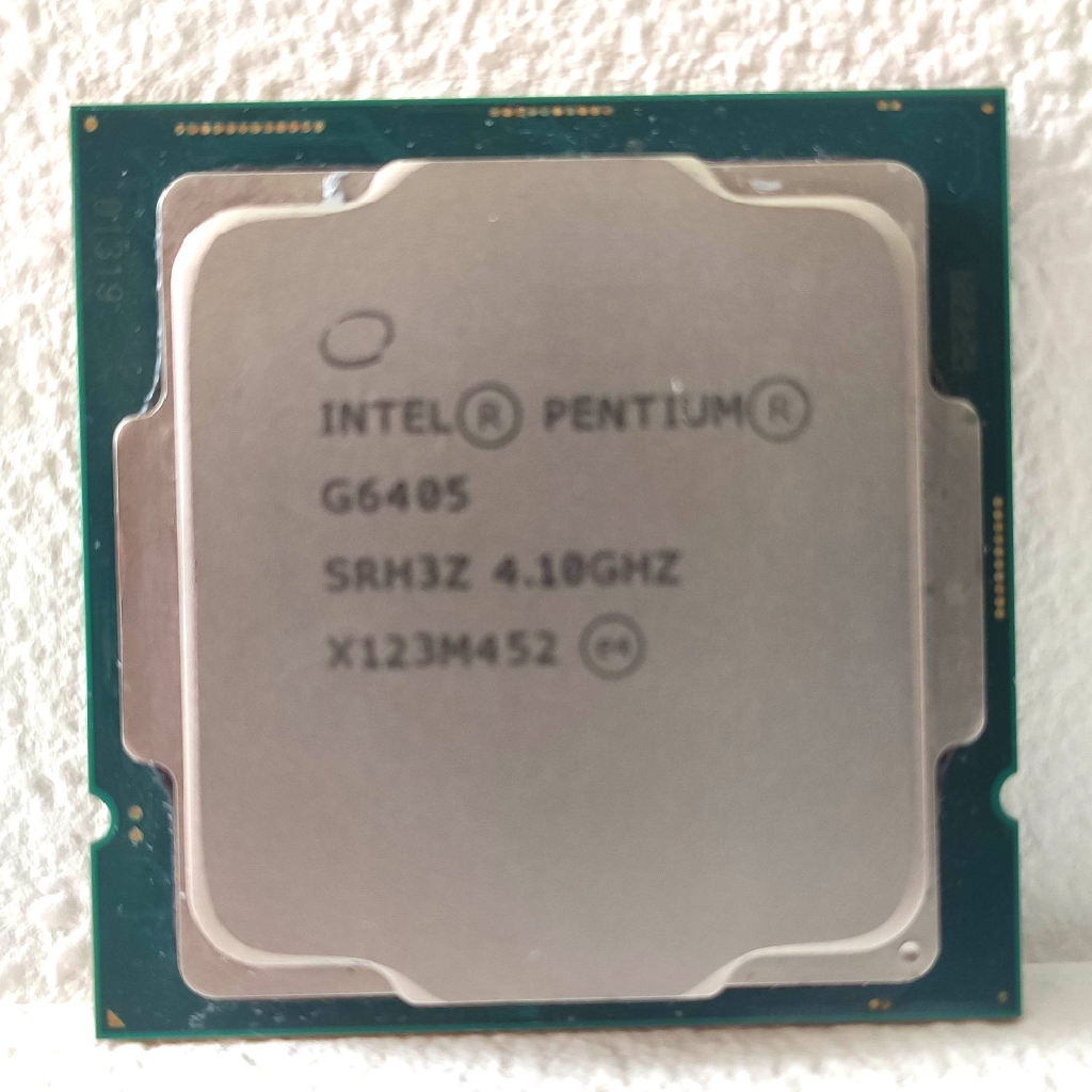 【中古美品】 Intel 第十代 Pentium Gold G6405 2核/4T 4.1Ghz/4M/含內顯11400