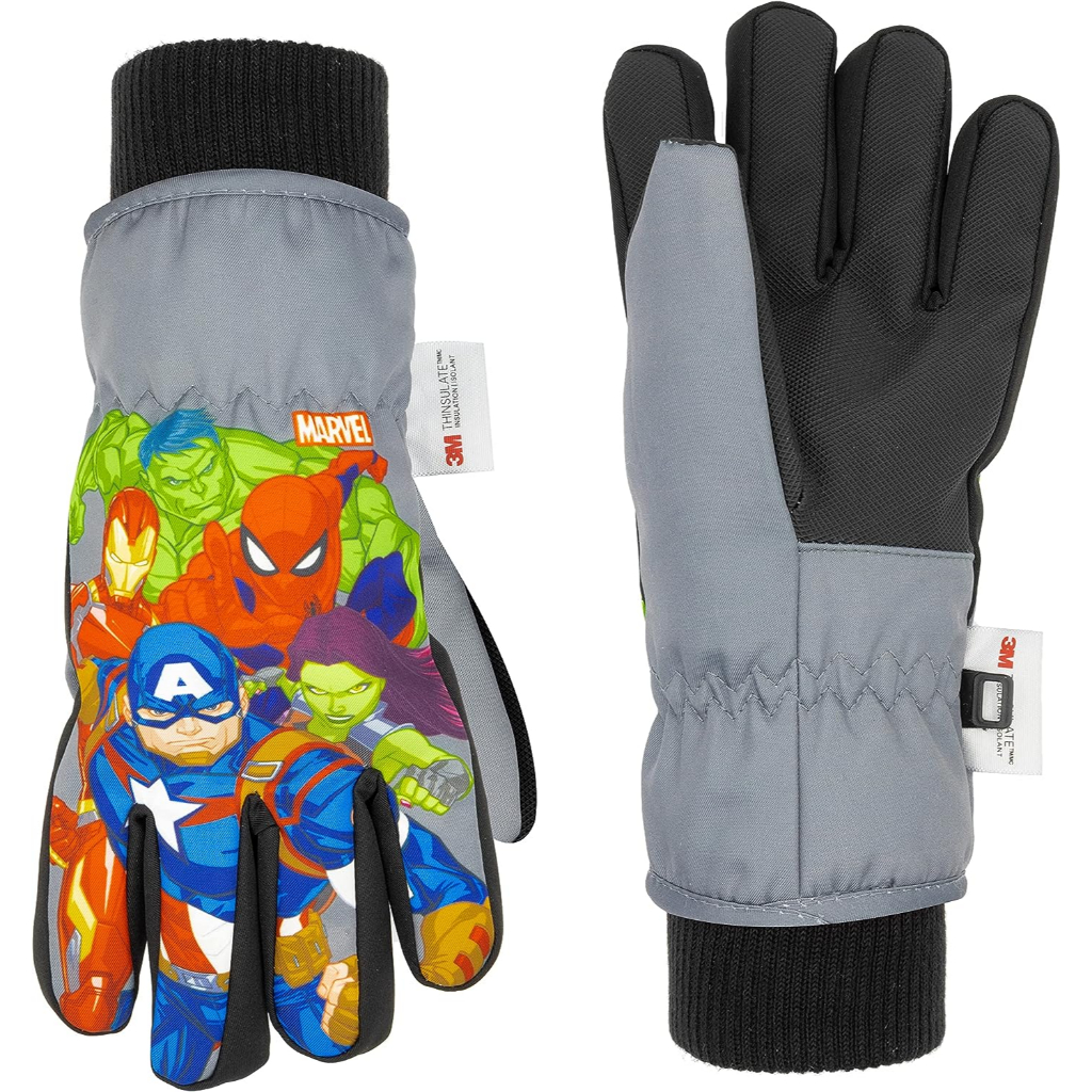 預購 兒童 4-10歲❤️正版❤️美國專櫃 3M 迪士尼 復仇者聯盟 MARVEL 防水手套 滑雪 戶外活動 保暖 手套