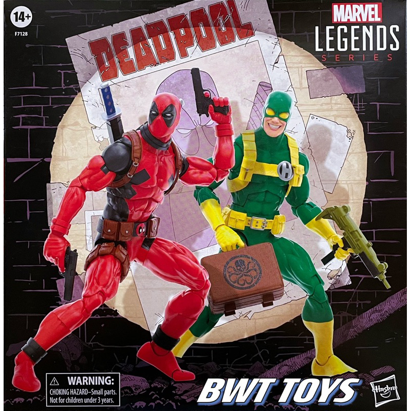 【BWT】Marvel Legends  漫威 ML-SDCC 傳奇6吋豪華人物 - 死侍與鮑伯 雙人組合包 全新現貨