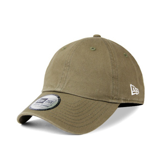 【NEW ERA】CASUAL CLASSIC 經典素帽 素面 軍綠色 水洗 軟版 老帽【ANGEL NEW ERA】