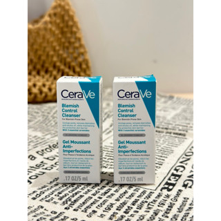 『現貨』 CeraVe 適樂膚 淨膚白泥抗粉痘潔面露5ml 試用 抗痘 白泥(無盒）