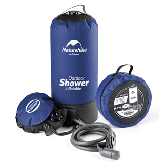 【Naturehike】輕巧便攜戶外淋浴器11L 藍黑 L101-D 沖水器 沐浴袋 原廠公司貨一年保固