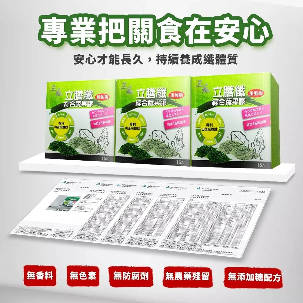 【 小魚兒書房南投店 】 立膳纖綜合蔬果膠 加強版 調整體質 排便順暢 山苦瓜胜肽 代餐