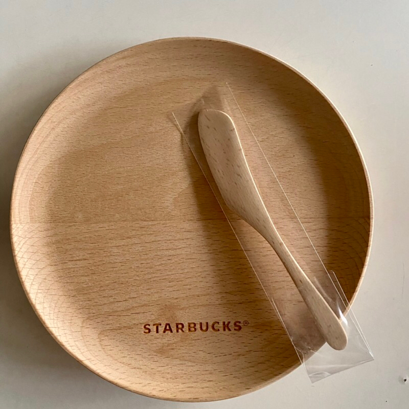 二藍｜全新·星巴客點心木盤組 STARBUCKS 野餐 點心木盤組