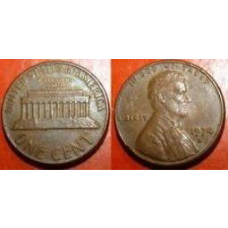 【全球郵幣】美國 USA ONE CENT 1974年1分 林肯總統