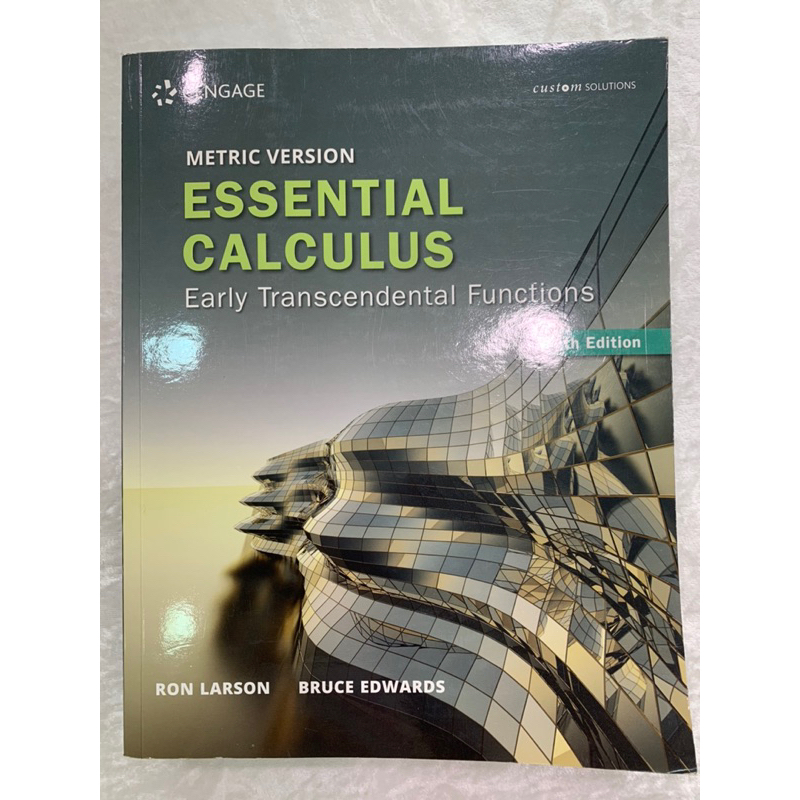 9.9成新 Essential Calculus  4版 微積分