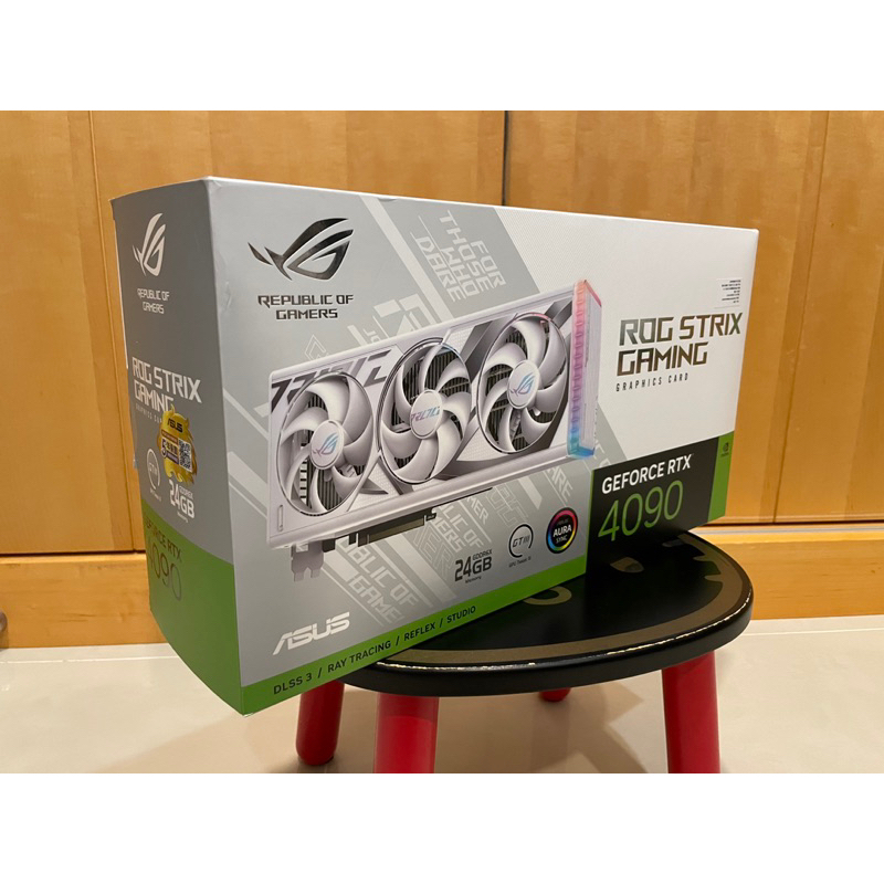 ASUS華碩 ROG-STRIX-RTX4090-24G-WHITE 白/顯示卡/4090/4080/RTX4080